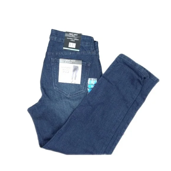 NWT Nine West Womens Heidi Pull On Skinny Jeans Color Montréal - Picture 4 of 6